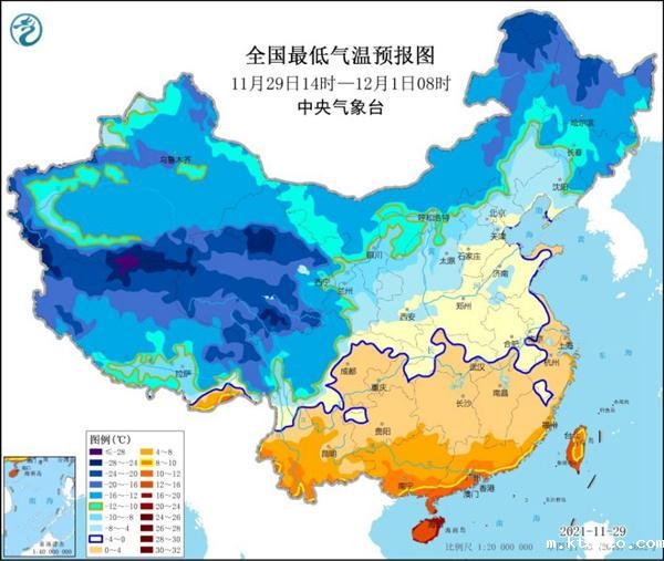 今冬第四轮大范围寒潮来了图片3 今冬第四轮大范围寒潮来了图片3