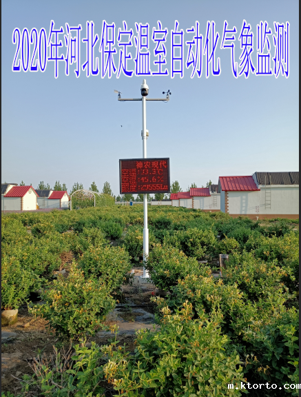 2020年河北保定温室自动化气象监测